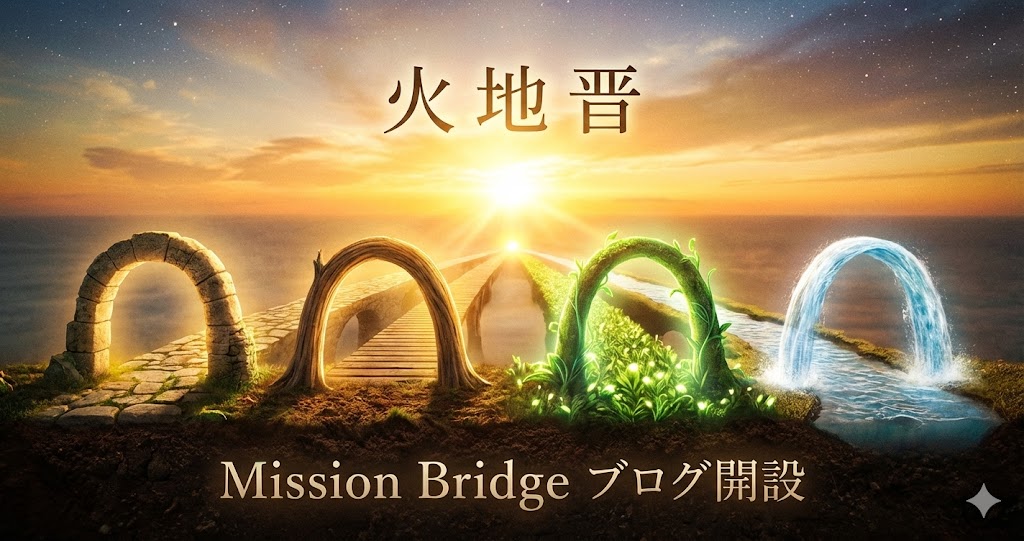 火地晋の卦に象徴される、新ブログ始動の日